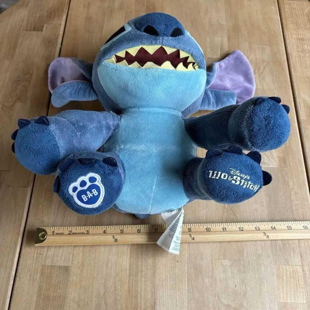 Build A Bear Workshop BABW Disney Stitch Blue Stuffed Animal Plush Toy Lilo 12